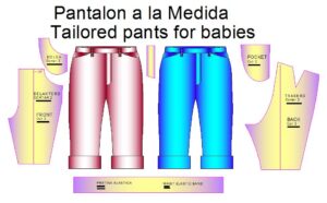 Moldes de Pantalon de Vestir para Bebe